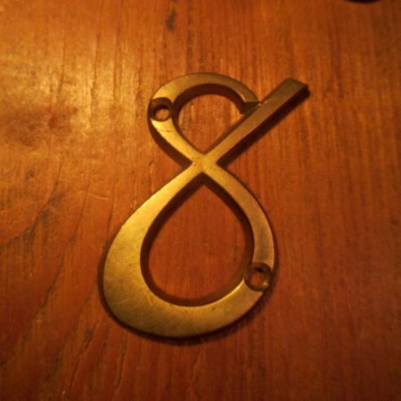 Brass House Number 8