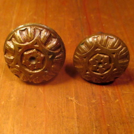 Ornate Bronze Shutter Pulls