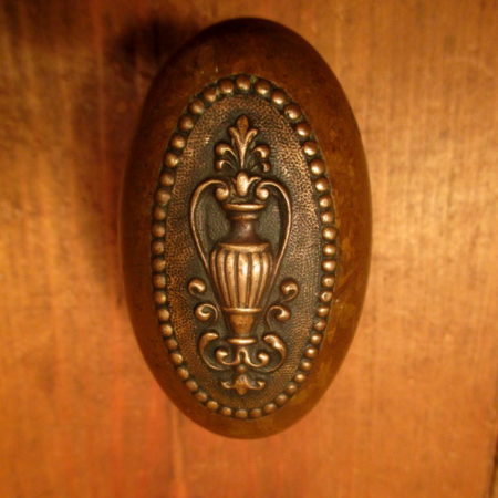 Patented 20/30s Oval Antique Door Knobs
